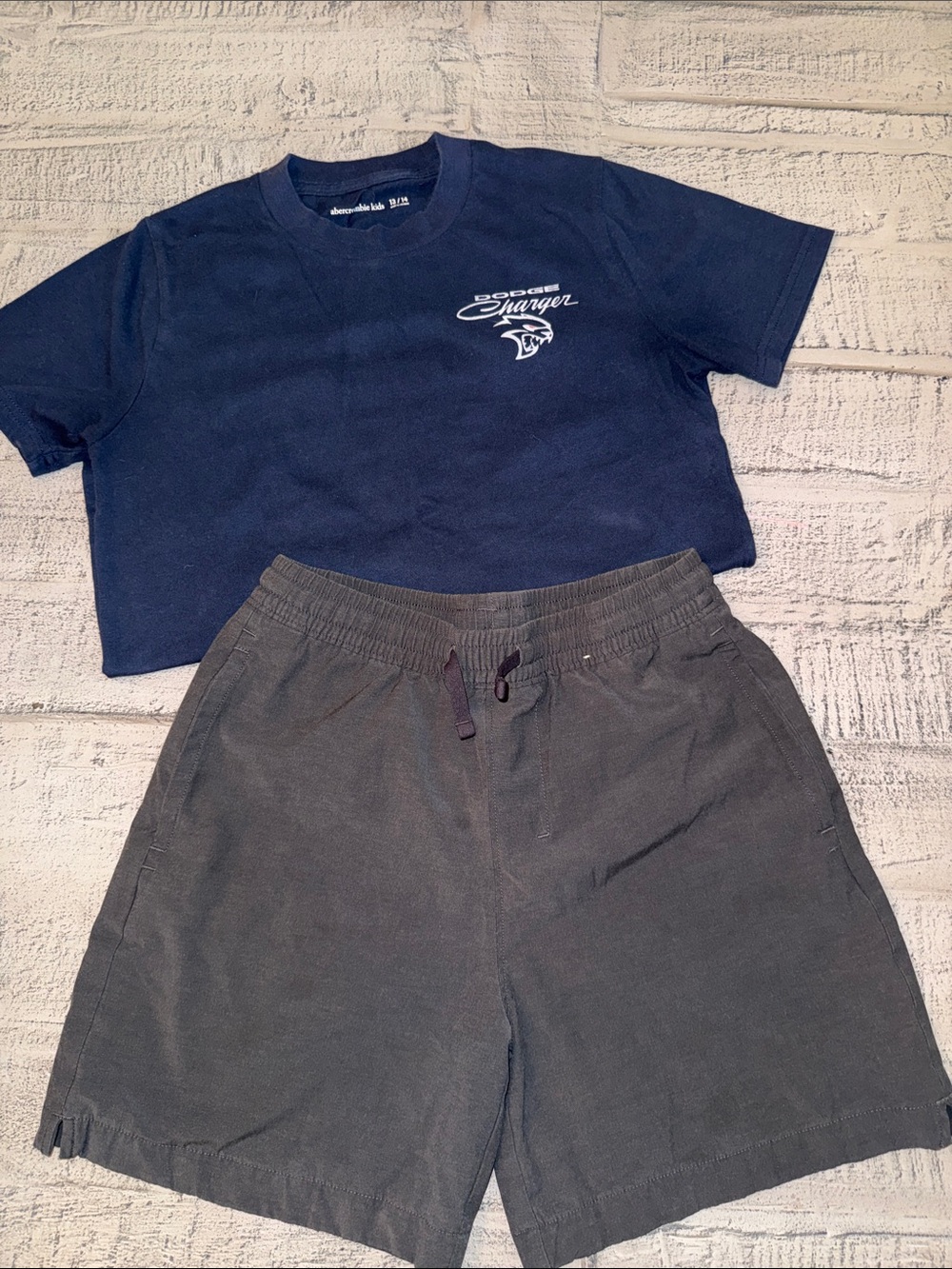 Abercrombie Kids Boys Graphic Tee and Shorts